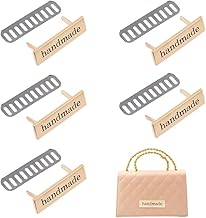 SUPERFINDINGS 16PCS Golden Handmade Label Tags 1.2x4cm Handmade Metal Tags Metal Purse Tags Alloy Handmade Labels Handmade Label Signs Tags Handmade Metal Labels for DIY Sewing