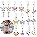 Niaspi Non Piercing Nipple Rings Nipple Noose Fake Nipple Jewelry Adjustable Fake Nipplerings Non Pierced Body Jewelry for Women (CZ Butterfly(Gold))
