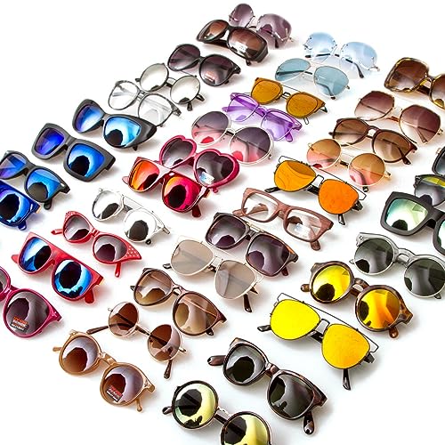 zeroUV 75 Pack Sunglasses Assorted Styles and Colors Bulk Glasses4