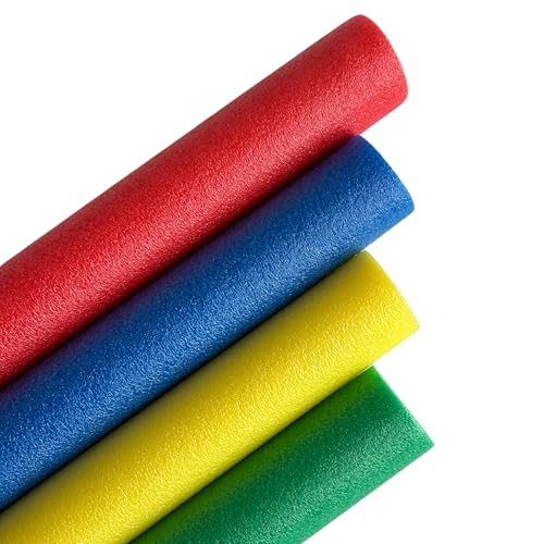 40 Tubi Galleggianti Nuoto Piscina - Colori misti - Tubi Nuoto Lunghi per Piscina e Mare in Schiuma - Materiale Espanso - Tubi piscina per Bambini e Adulti (Colori Misti)