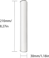 Vista 2 de HPRT 2 rollos de papel para impresora térmica A4, 8.3 pulgadas de ancho, compatible con HPRT POOOLITECH MT810 y otras impresoras térmicas portátiles