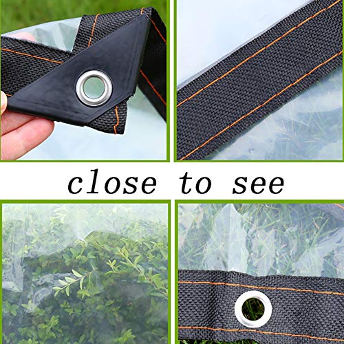 Lona impermeable transparente para evitar goteras con aislamiento exterior 5