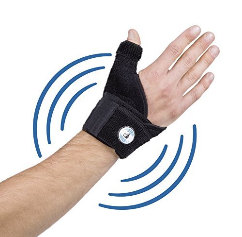 ThumbCure Thumb Splint & Brace - Guaranteed Pain Relief with ONE Button Click. Effective with Thumb osteoarthritis & Arthritis, Trigger Thumb, Tendonitis, De Quervains, Bursitis and More (Right Hand)