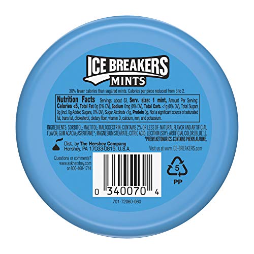 Ice Breakers Sugar Free Mints, Coolmint, 1.5 Ounce #TOP1