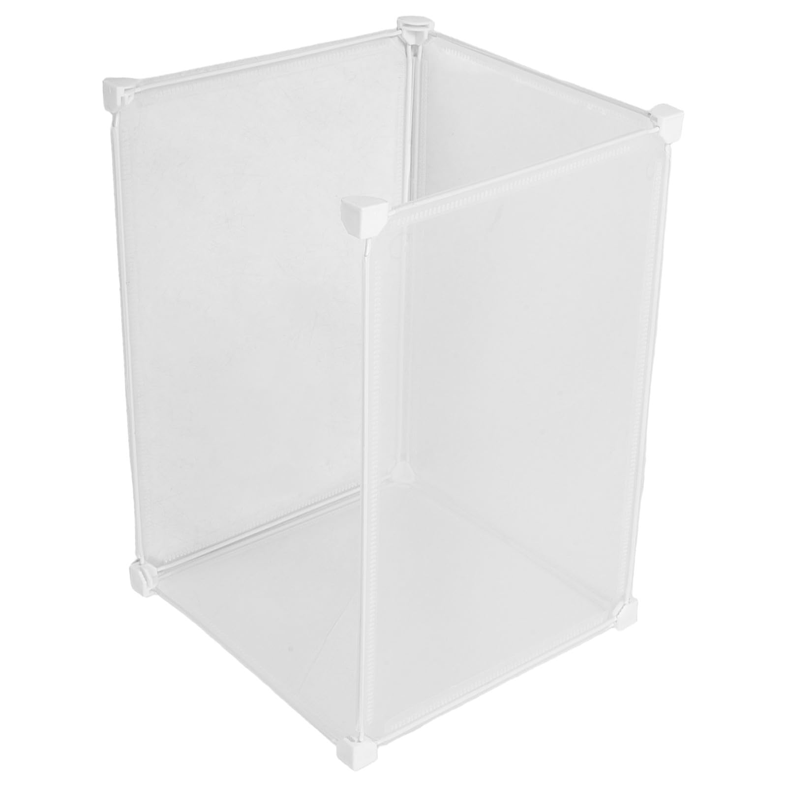 Katzenklo Spritzschutz aus Pvc mit Dreiseitigem Design und Transparentem Deckel für Kleine Tiere und Katzen Klarer Sichtschutz und Effektiver Schutz gegen Verschmutzungen