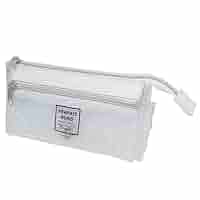 未使用に近い ペンケース オフホワイト CRUX ボクシーポケットペンケース ホワイト 125095 [M便 1/1