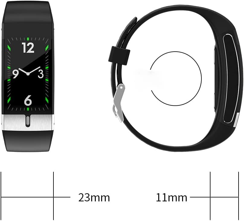 INNOVACARE - Smartwatch Activity Tracker THM24 - Cardiofrequenzimetro di precisione - Tracker Fitness Waterproof e TouchScreen - Cinturino Regolabile - Batteria a Ricarica Rapida e Lunga Durata - Nero INNOVACARE - Smartwatch Activity Tracker THM24 - Cardiofrequenzimetro di precisione - Tracker Fitness Waterproof e TouchScreen - Cinturino Regolabile - Batteria a Ricarica Rapida e Lunga Durata - Nero