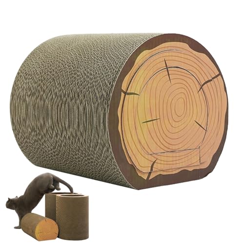 Afilador de garras de gato para interiores, almohadilla afiladora de garras de gato, juguete de cartón, rascador de túnel para gatos, 3 piezas, juguete de túnel multifuncional reutilizable, juguete de