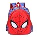 MMMARKA Araignée Marvel Motif Sac À Dos Scolaire pour Garçon Filles Enfants Sac De Voyage Bookbag Cartables Légers pour Bébés De Maternelle pour Les Classes 1-3-5
