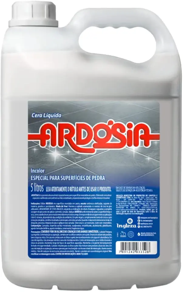 Cera Líquida Ardósia Incolor 5L Ingleza