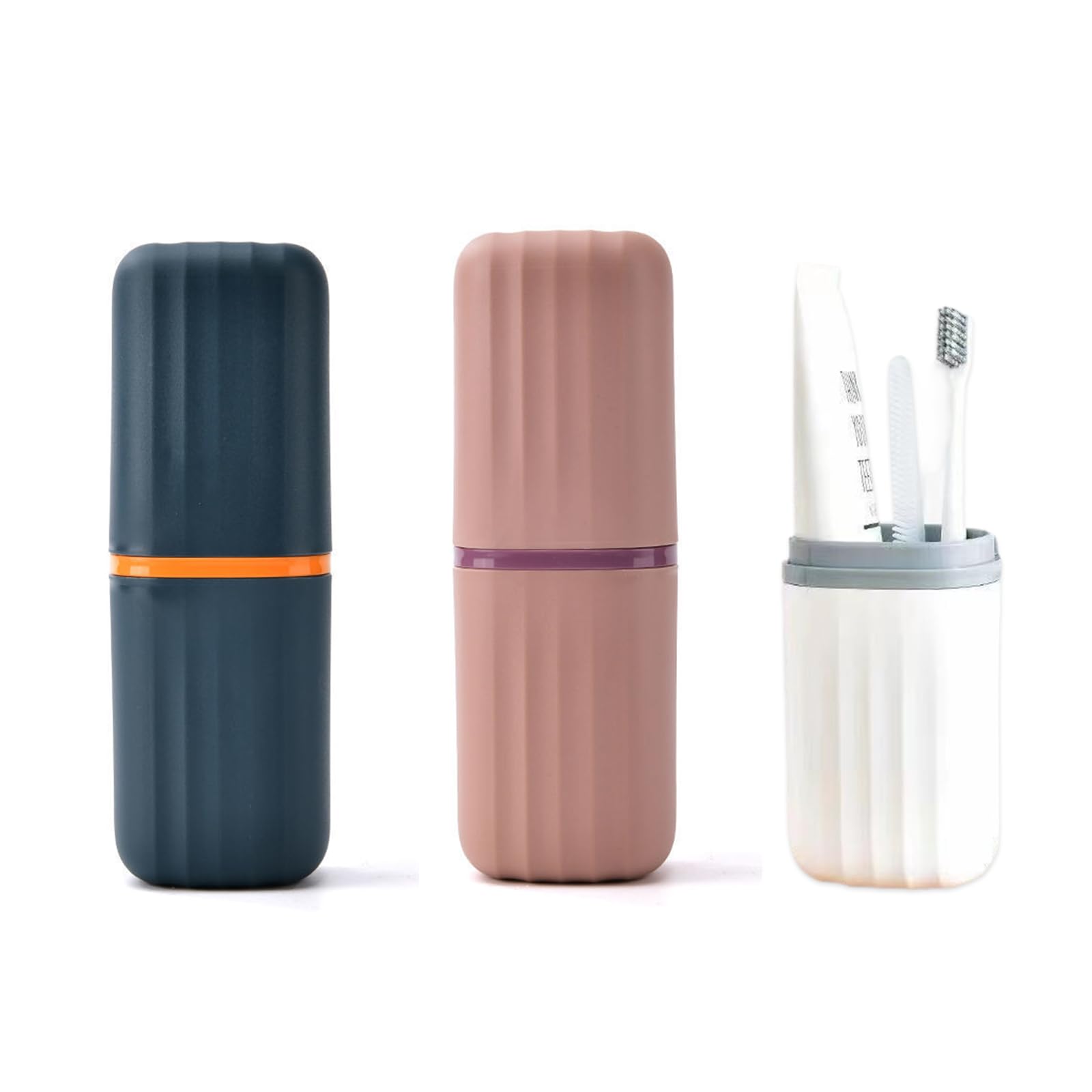 Amazon.co.jp: 2個入り 歯ブラシケース 携帯用 旅行用 携帯歯ブラシ