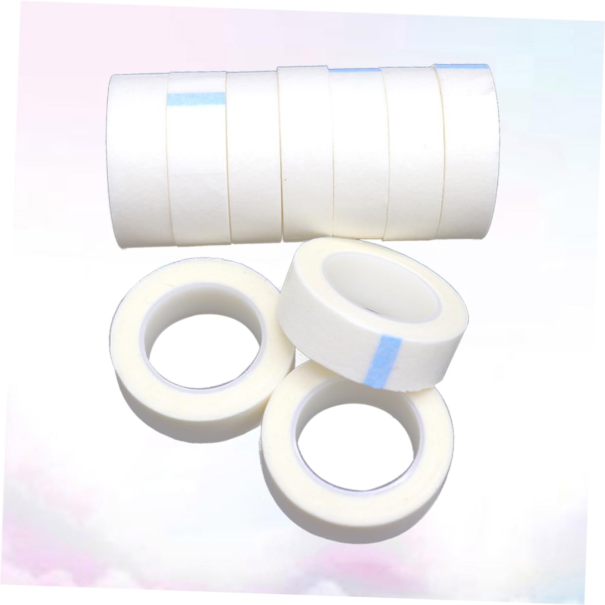 Beatifufu Eyelash Grafting Isolation Tape 24pcs Lash Adhesive Tape for Eyelash Extension Adhesive