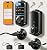 Veise VE017-L Fingerprint Smart Lock with 2 Lever Handles, Keyless Entry Front Door Lock Set, App Control, Electronic Digital Keypad Deadbolt, Easy Installation, Emergency Power Port, Matte Black