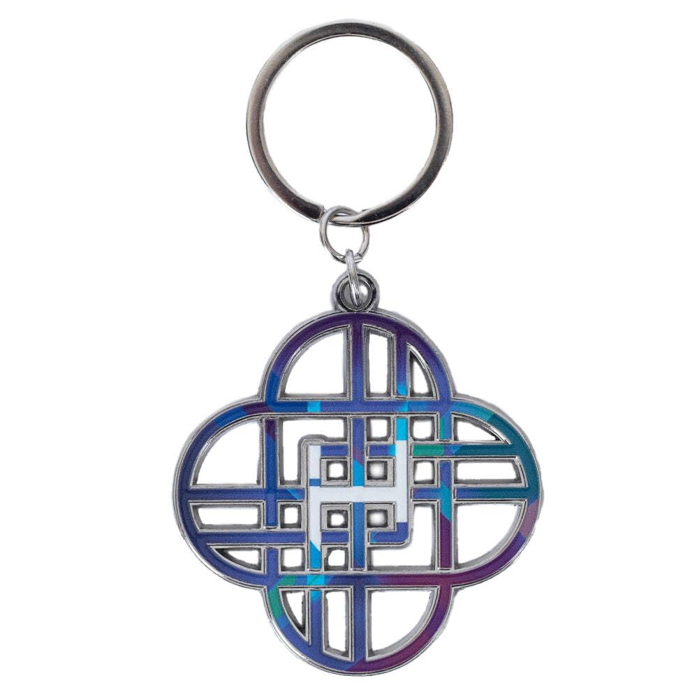 K-POP Demon Hunters (Huntrix Logo) Metal Keychain, Official Licensed Metal Keyring, Premium Logo Design for Bags, Keys & Accessories