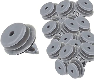 KaberMisr 2020 Car Retainer Clips, Plastic Door Trim Clip, Interior, Bumper, Door Brushes and Holders Decorative Trim Bracket, Bracket (100 Pieces, Gray, 3 Levels, Code:4427)