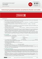 Brunnen Baier & Schneider 1025250 Vertragsformular Arbeitsvertrag gewerblich, selbstdurchschreibend, A4, 2 x 2 Bla