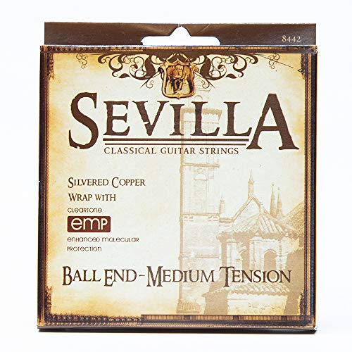 Cordes guitare classique Cleartone Séville 8442 nylon tension regular
