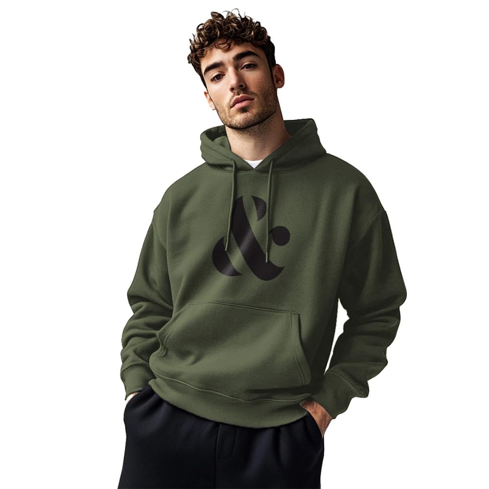 nobero Men's Cotton Blend Hooded Sweatshirt-picture-12