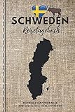 SCHWEDEN Reisetagebuch | Dein Begleiter für die Reise | Zum Ausfüllen & Selberschreiben