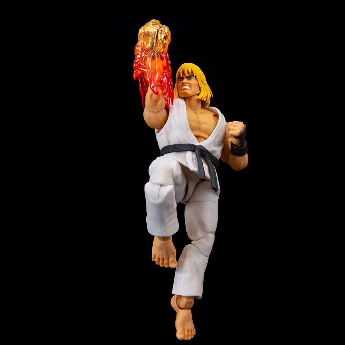 HiPlay JADA Toys, Street Fighter: Ken - White Outfit, 1/12 Scale Collectible Action Figure Full Set