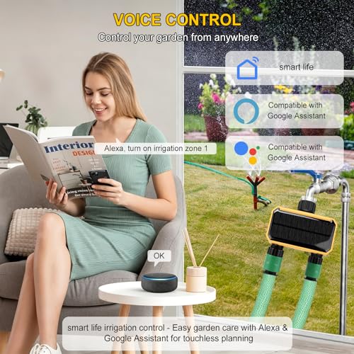 Télécommande WiFi arrosage solaire automatique bidirectionnel programmable smartphone