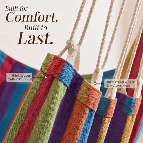 Image of Hanging Hammock Chair Swing - Outdoor & Indoor - Hammock Swing Chair