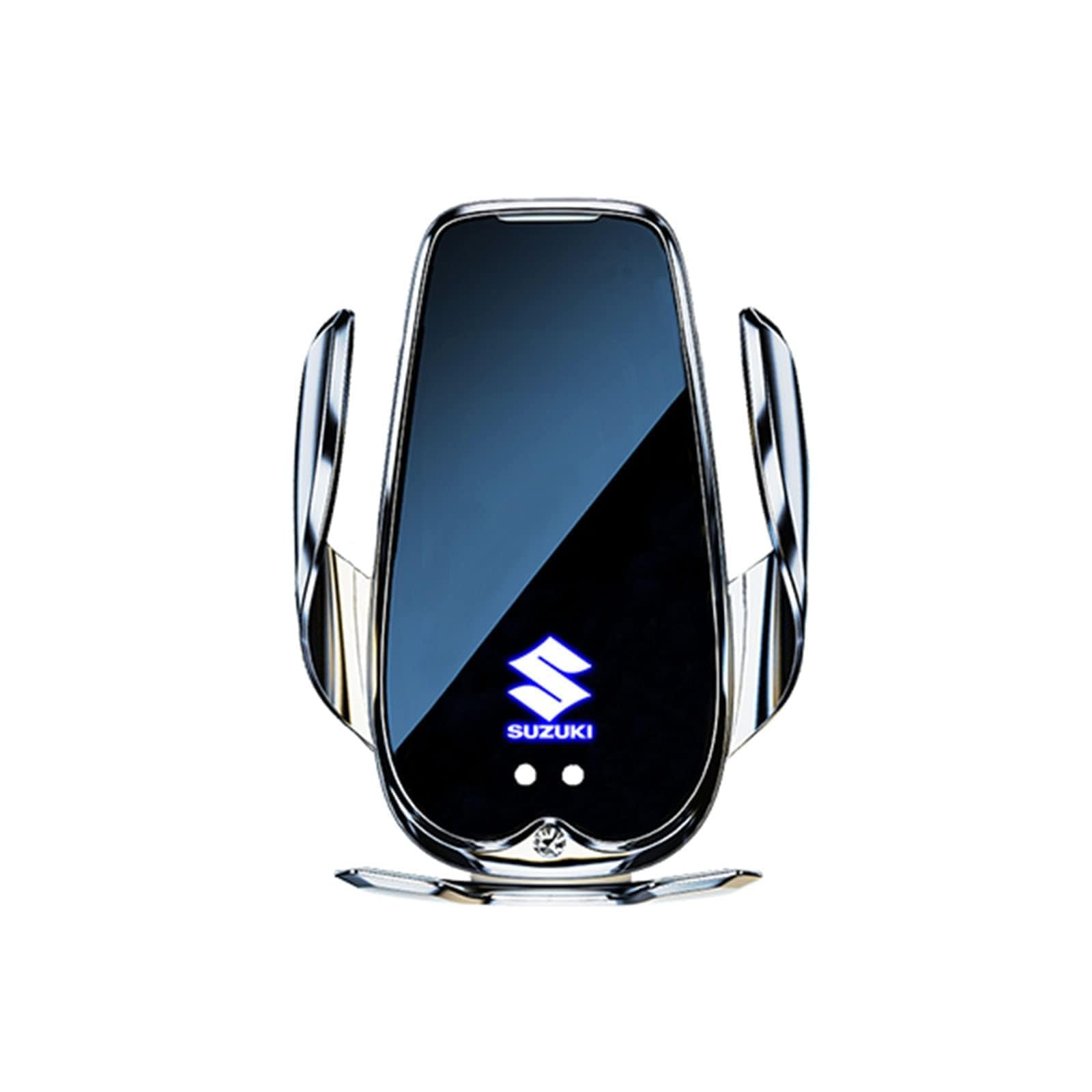Porta Cellulare Auto per Suzuki Swift 2005-2016, 360° Regolabile Porta Telefono Auto, Supporto Cellulare Auto, Bocchette di Aerazione Supporto Smartphone,B Silver