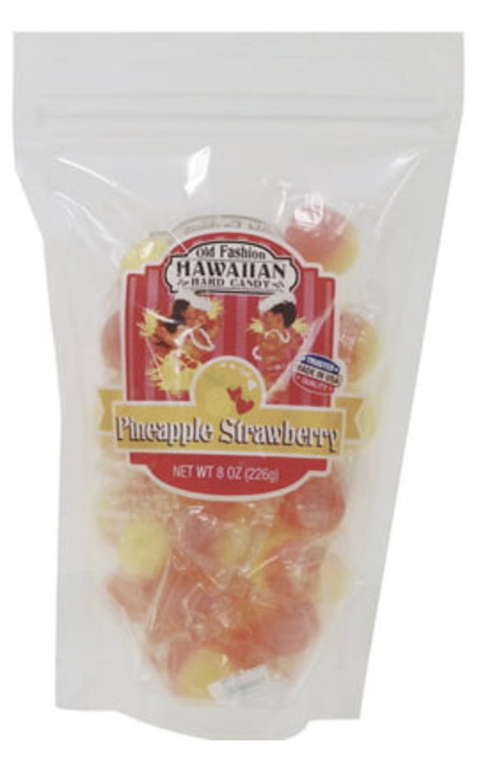 Strawberry-Pineapple Old Fashion Hard Candy Hawaii