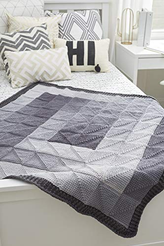 Image of RED Heart Super Saver Yarn, Stripe - Newspaper