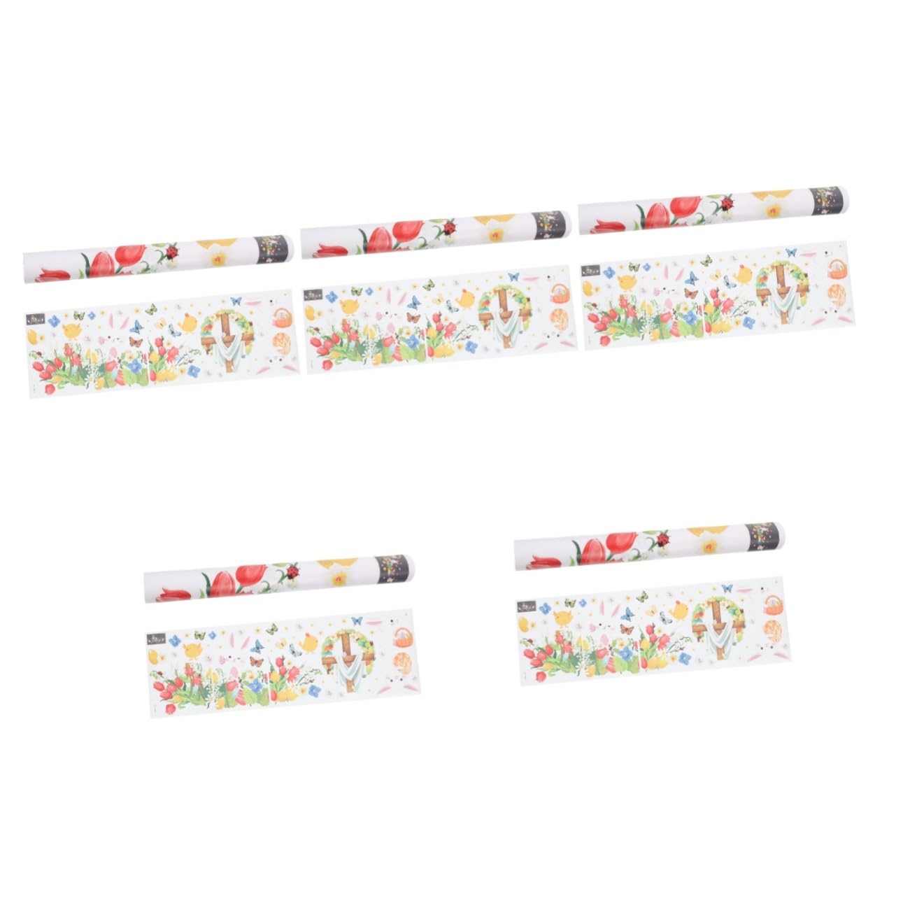 Artibetter 5juegos Pegatinas De Pascua Para Ventanas Adhesivos De Conejos y Decoración De Paredes y Habitaciones Infantiles
