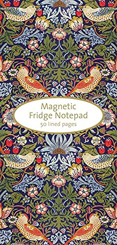 V&A William Morris Strawberry Thief Magnetic Fridge Notepad