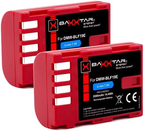 2 Batterie PATONA Premium DMW-BLF19E 2400mAh - Compatibili Con Panasonic Lumix GH5, GH4, GH3 E Sigma - Foto 2