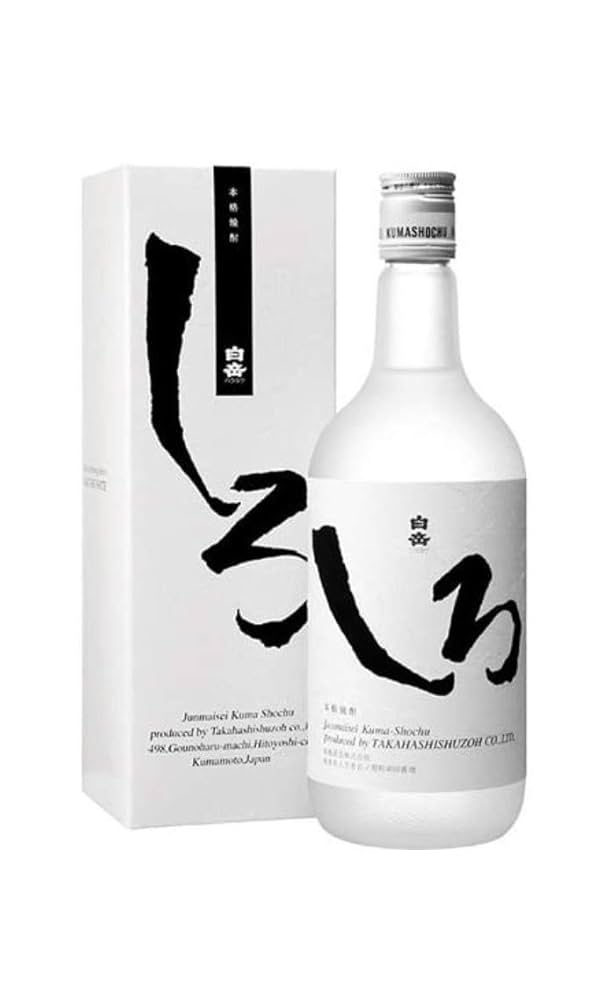 Amazon.co.jp: 高橋酒造 白岳しろ [ 米焼酎 25度 熊本県 720ml×6