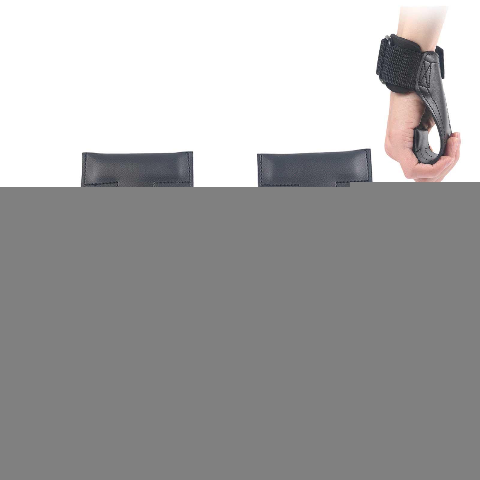 5 pz Ganci di Sollevamento - Guanti di Sollevamento con polsiera, Cinghie di Sollevamento con Power Grip per Peso Morto, Guanti di Sollevamento per Peso Massimo e ripetizioni