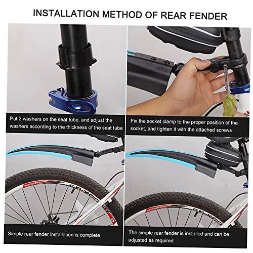 Ajustável Estrada Mountain Bike Bicicleta Ciclismo Pneu Dianteiro/Traseiro Guarda-lamas Guarda-lamas