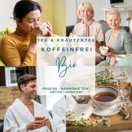 Bio-Kräutertee Erwachende Harmonie – Natürliche Infusion zur Harmonisierung Ihrer Tage und zur Steigerung Ihres Wohlbefindens – Hochwertige Kräuterinfusion