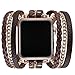 Vikoros Bracelet Bands Compatible with Apple Watch Band Ultra iWatch Series 8 7 6 5 4 3 2 1 SE 49MM 45MM 44MM 42MM 38MM 40MM 41MM, Luxury Designer Western Boho Leather Wrap Dressy Strap for Women Girls
