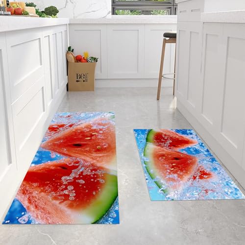 Tapis de cuisine absorbant l'huile et lavable avec dossier sécurité antidérapant - 4