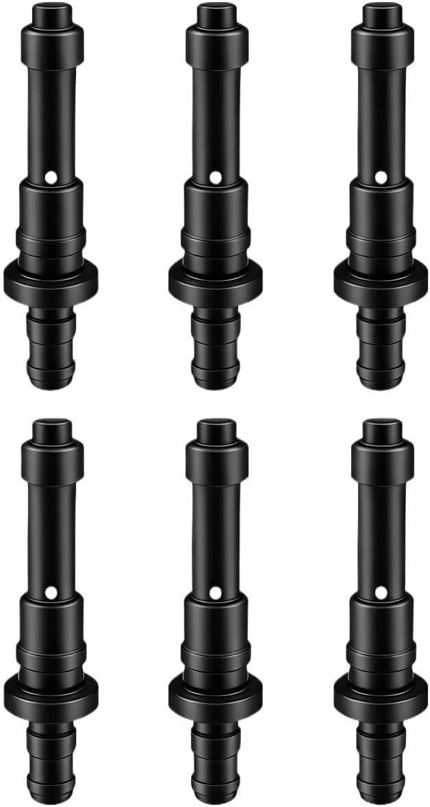 Milk Tube Hose Set With Frother Connectors Hose Brush，Compatible For Jura，Fully Automatic Coffee Machine Accessory(HP1 Adapters 6pcs)