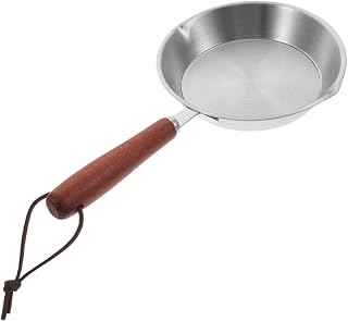 ABOOFAN Mini Pot Non-stick Stainless Steel Frying Pan Frittata Fry Pan Deep Frying Fal Kitchen for Egg Breakfast