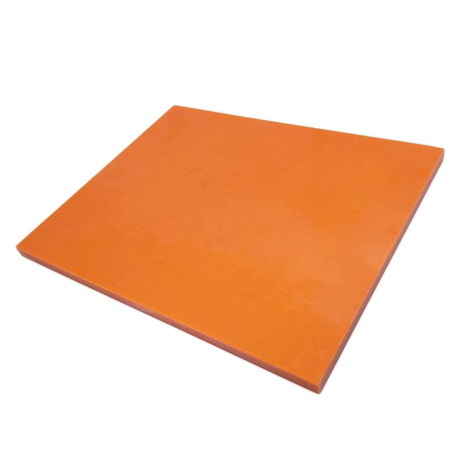 Resin Laminated Sheet, Phenolic Resin PCB Bakelite Sheet Orange Red 20mm Multiple Sizes(200x200x20mm)