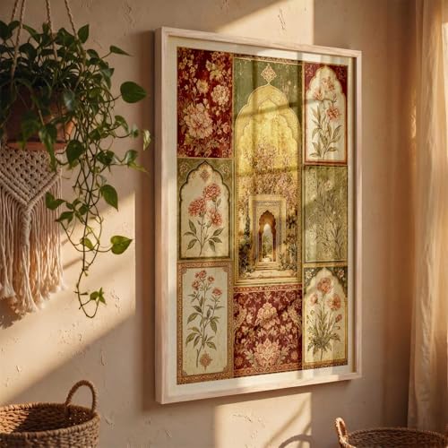 Image of kotart Indian Traditional Art Wall Painting Home Decoration With Frame For Living Room Bed Room Hotel Wall Decor Digital Reprint Engineered Wood (13X17 inch)
