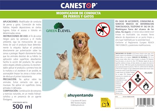 GLB Green Level Berlin Hundeabwehrmittel | Flüssigkeitsverhaltensmodifikator | Fassaden | Training | biologisch | 500 ml