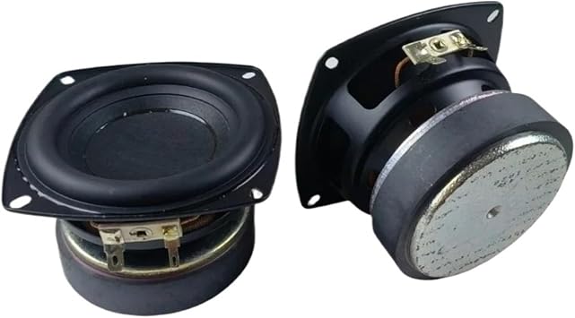 Full-range loudspeaker 2Pcs 3.5 Inch Midrange Power 4 Ohm 40W