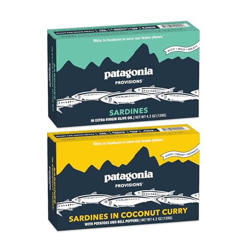 Patagonia Provisions - Wild Sardines Bundle | Responsibly sourced in Spain | 13g-15g Protein & Gluten Free