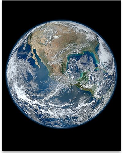 Lone Star Art Earth The Big Blue Marble Photo - 11x14 Unframed Print -...