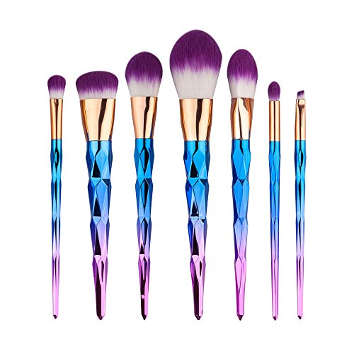 Makeup Brushes, Angelabasics 7PCS/Set Make Up Brushes Foundation Eyshadow Blusher Powder Blending Cosmetic Brush Makeup Brush Set