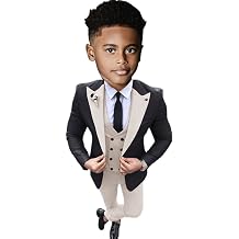 Boys Suit for Wedding Tuxedo Child Jacket Set Formal Blazer Pants Vest Three Piece Custom Clothes 3-16 Years Old