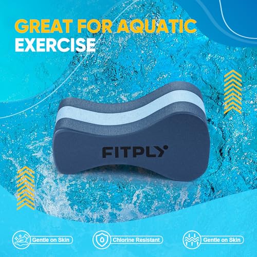 2PCS Pull Buoy para natación, espuma EVA 3 capas miniatura 3