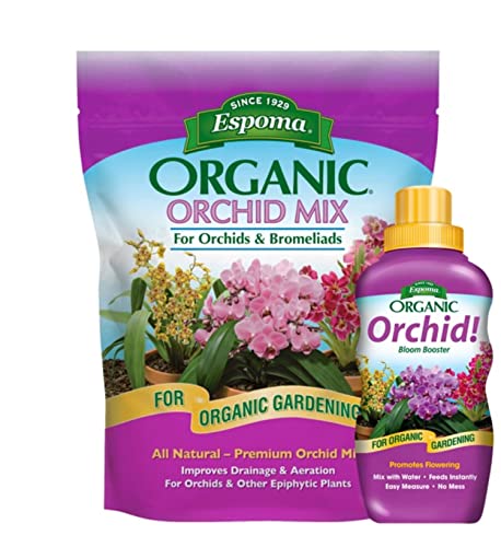 Espoma Mezcla Orgánica para Orquídeas 4qt y Fertilizante Líquido 8oz miniatura 1